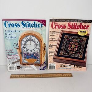 2004 The Cross Stitcher Magazine lot 2 Christmas Autumn Halloween Irish Easter
